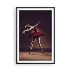Poszter fehér keretben - Egy prima balerina - 61x91 cm