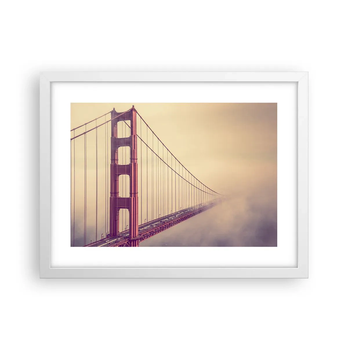 Poszter fekete keretben - Ég és föld között - 40x30 cm