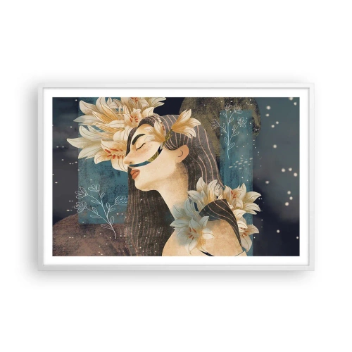 Poszter fekete keretben - Mese egy liliomos hercegnőről - 91x61 cm