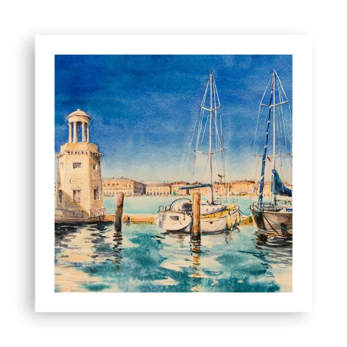 Poszter - Napos lagúna - 50x50 cm