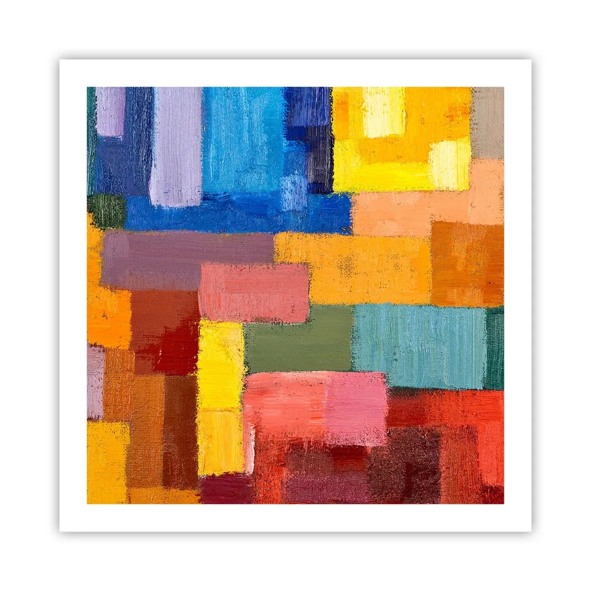 Poszter - Mindegyik más, mindegyik színes - 60x60 cm