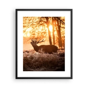 Poszter fehér keretben - Vadász álma - 40x50 cm