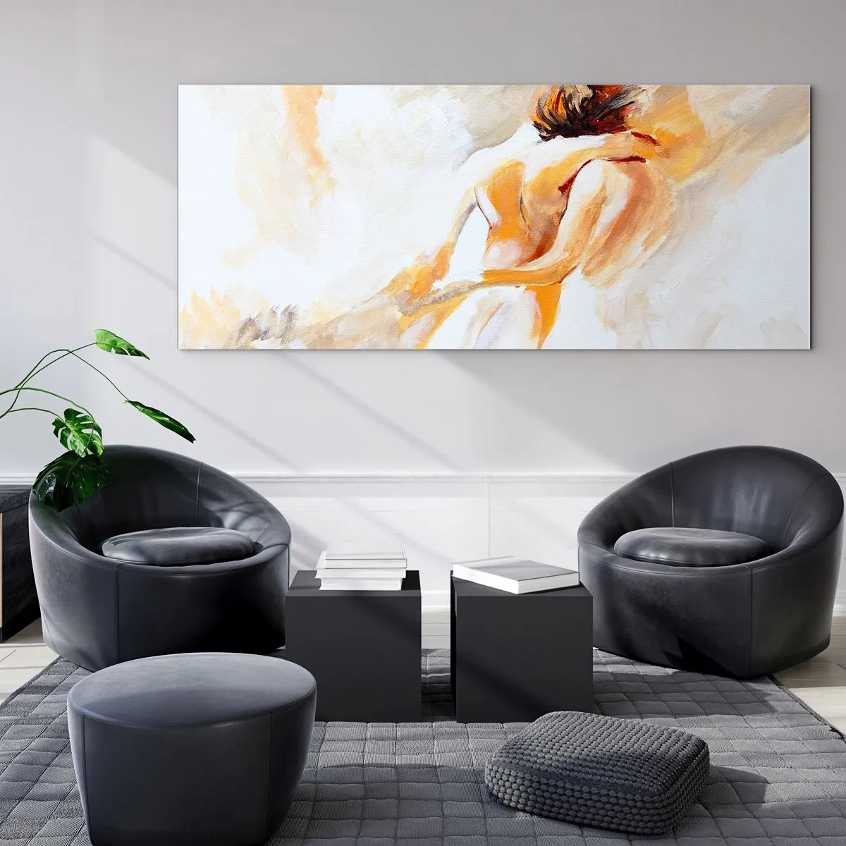 Üveg kép - A közelség egében - 100x40 cm