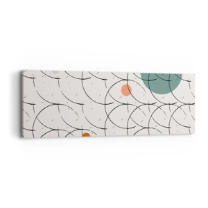 Vászonkép - A pop-art szellemében - 90x30 cm