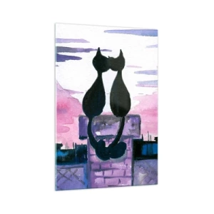 Üveg kép - Rendez-vous a holdfénynél - 70x100 cm