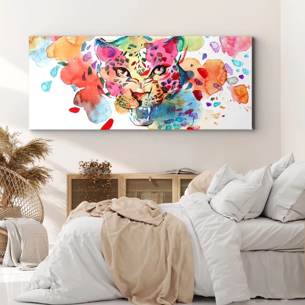 Vászonkép - Szépség és a szörny - 100x40 cm