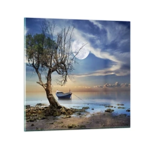 Üveg kép - Ez a vég vagy a kezdet? - 70x70 cm