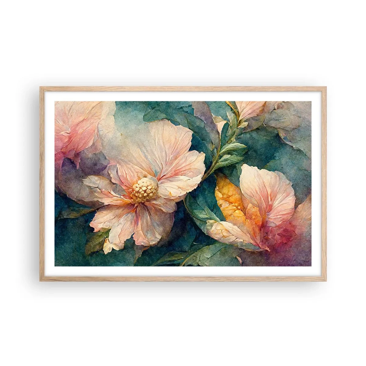 Poszter világos tölgy keretben - A nagyon finomság - 91x61 cm