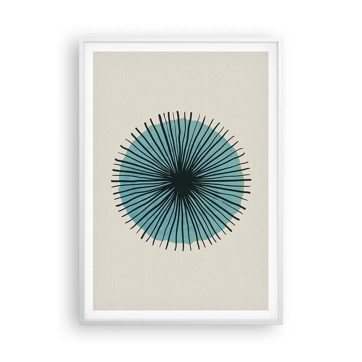 Poszter fekete keretben - Ragyogóan a kékben - 70x100 cm