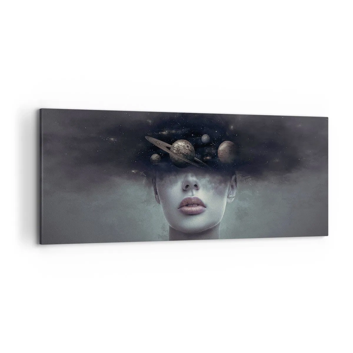 Vászonkép - És a bolygók megvadulnak... - 120x50 cm