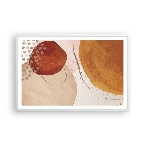 Poszter fekete keretben - Gömbölyűség és mozgás - 91x61 cm