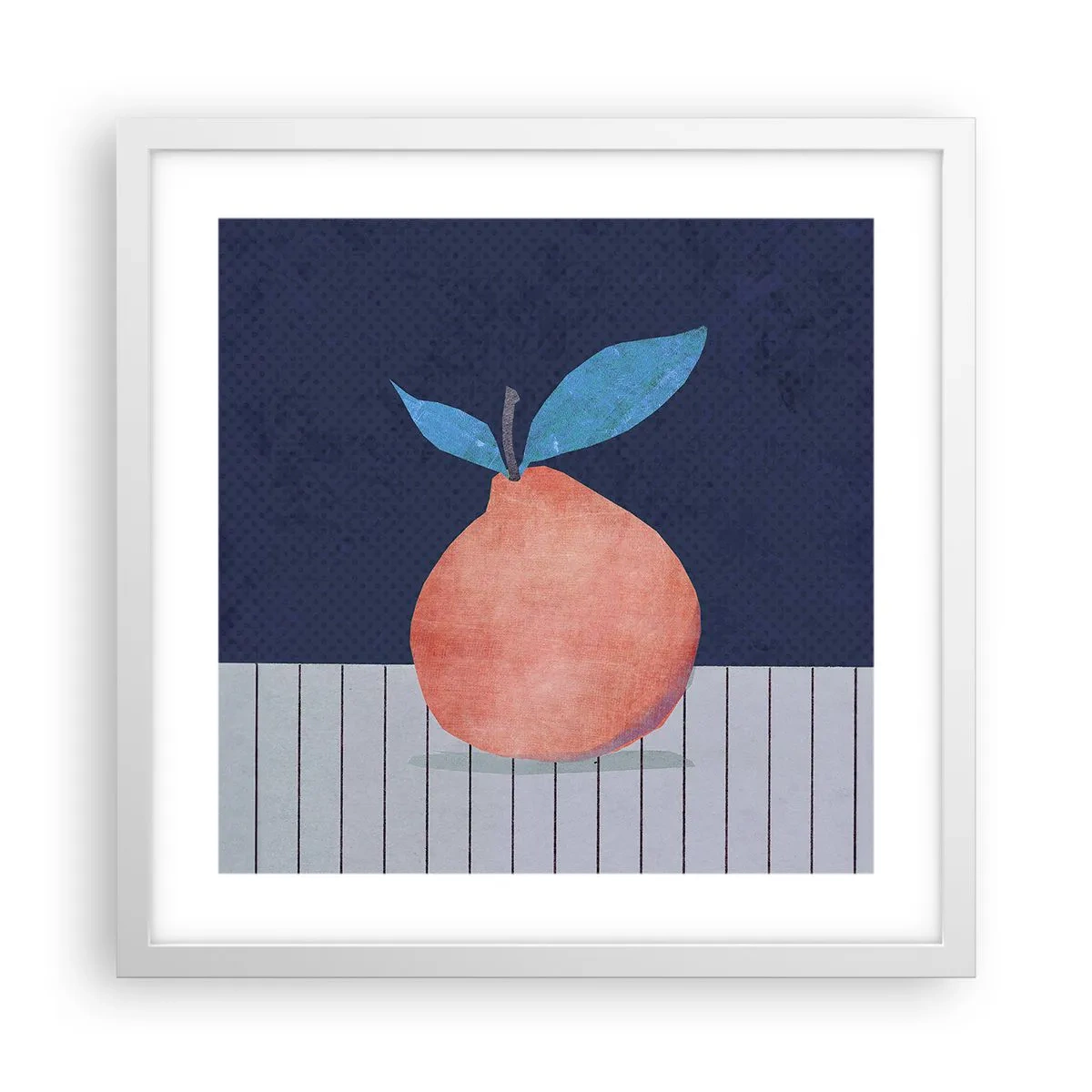 Poszter fekete keretben - Domborúság és sík - 40x40 cm