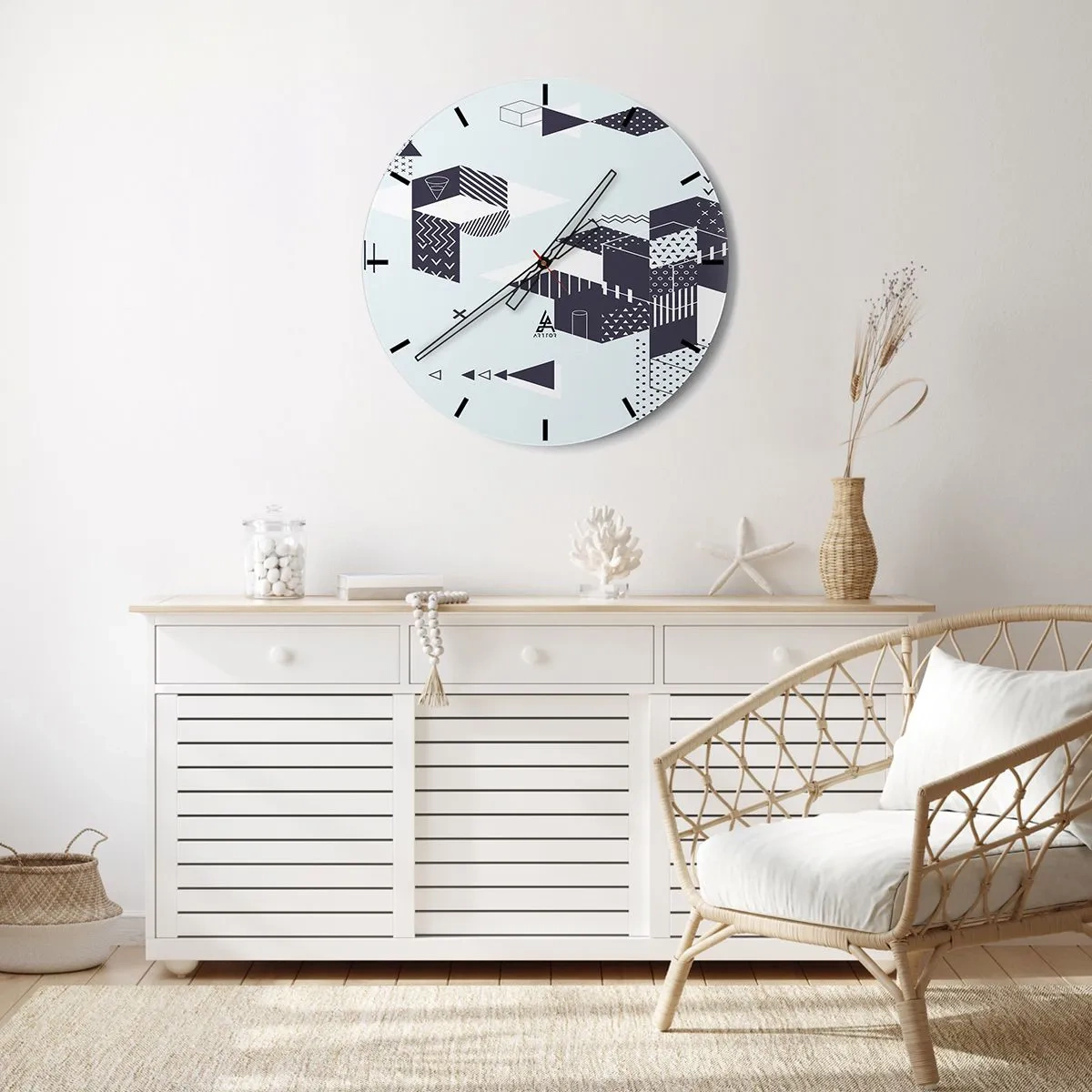 Falióra, Óra - Lélekben a matematika - 30x30 cm