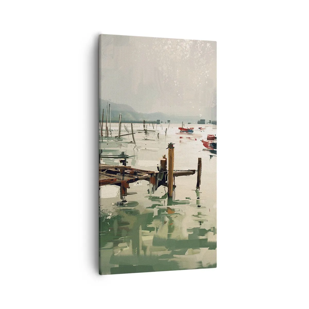 Vászonkép - Leöntött olvasztott holddal - 55x100 cm