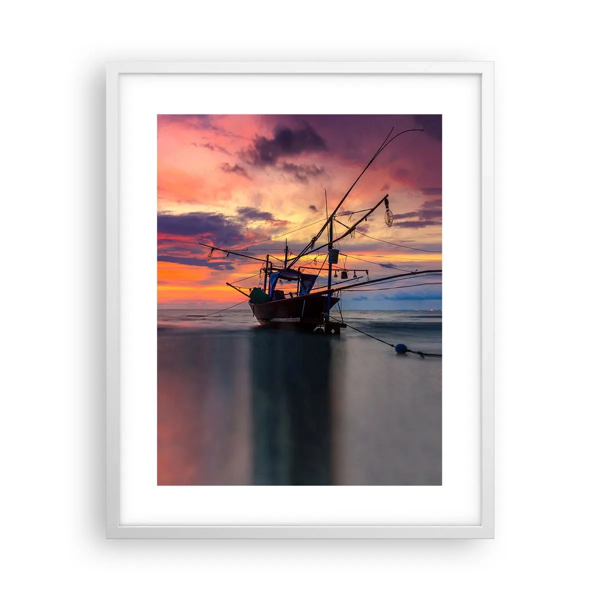 Poszter fekete keretben - Egzotikus este - 40x50 cm