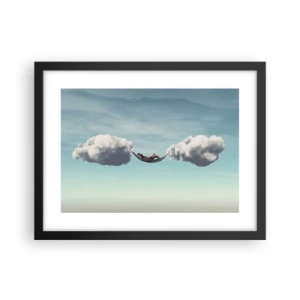 Poszter fehér keretben - Egy pillanatnak a gyönyörűsége - 40x30 cm