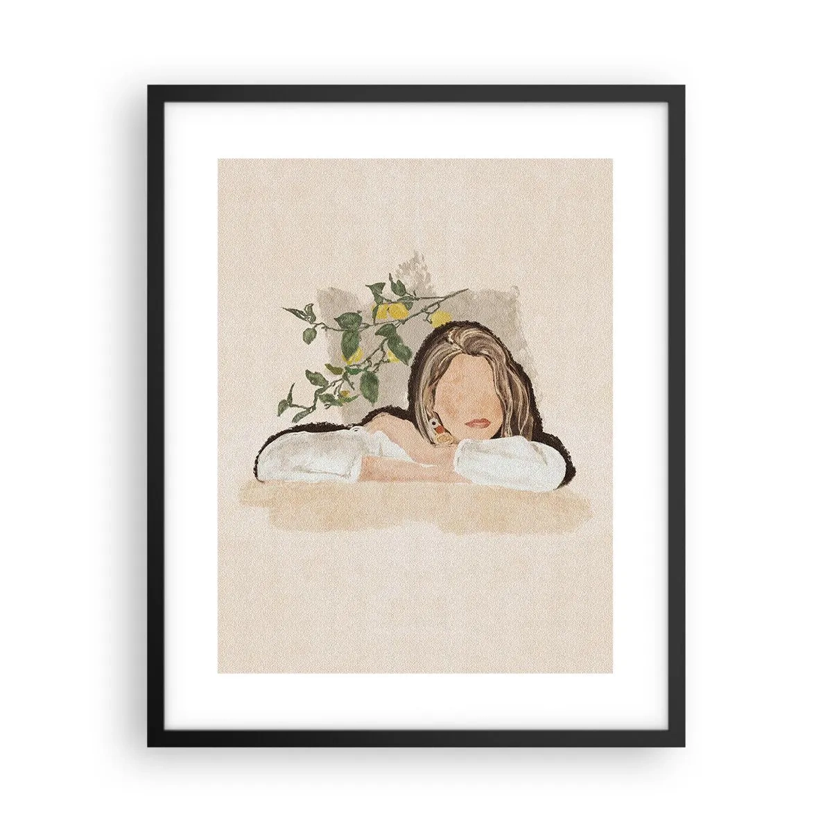 Poszter fehér keretben - Déli szépség - 40x50 cm