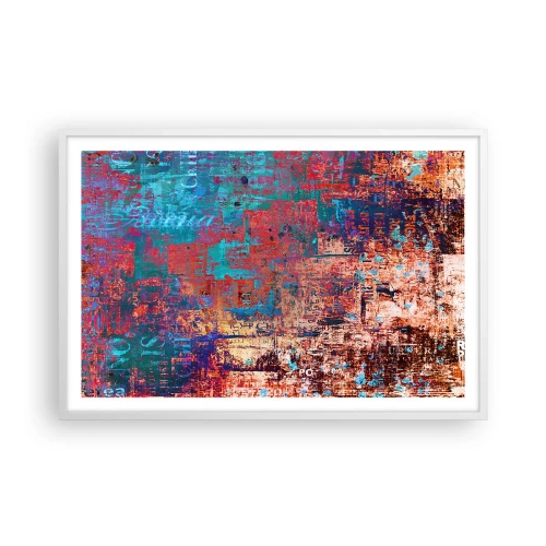 Poszter fekete keretben - Emlékezés és feledés - 91x61 cm