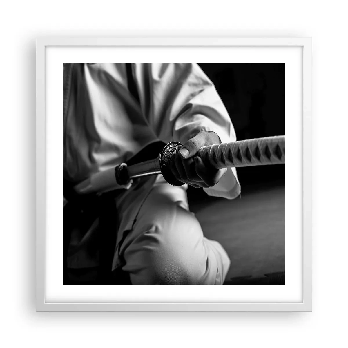 Poszter fekete keretben - Harcos lelke - 50x50 cm