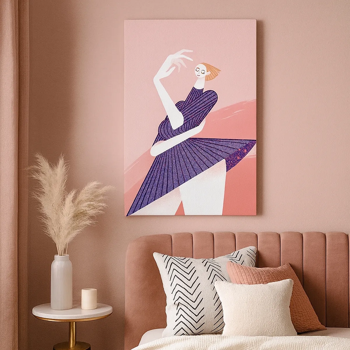 Vászonkép - Minden lépés egy táncos pas - 50x70 cm