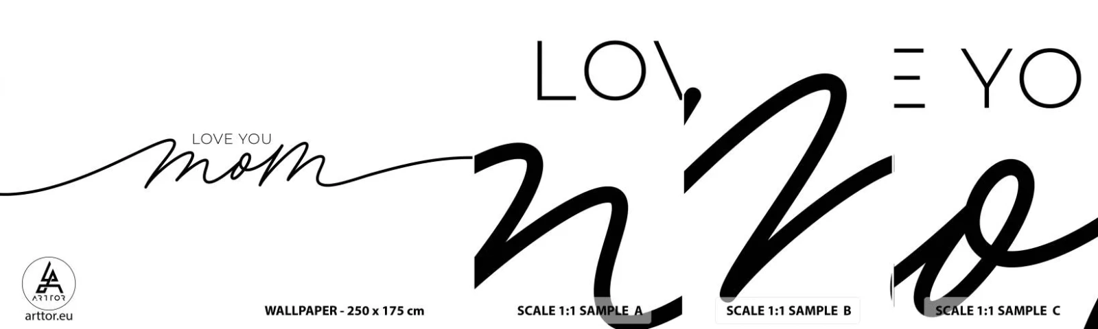 Fotótapéta Minta Standard Eco - Nagy megrázás - Tipográfia, Megerősítés, Alapelv - 100x30 cm