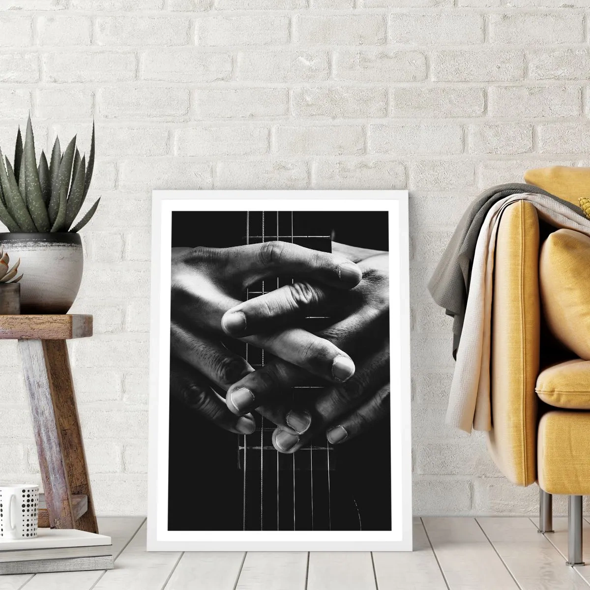 Poszter fekete keretben - Művész imája - 50x70 cm