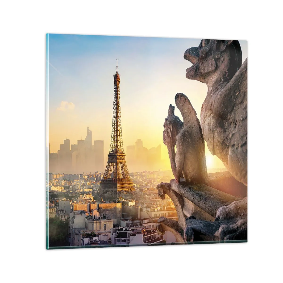 Üveg kép - Sok minden változott... - 60x60 cm