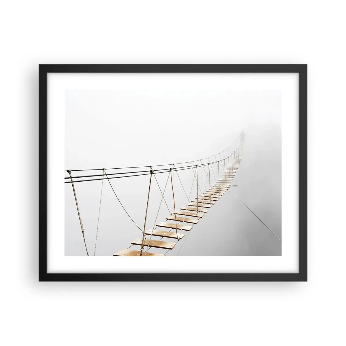 Poszter fehér keretben - Hová vezet? - 50x40 cm