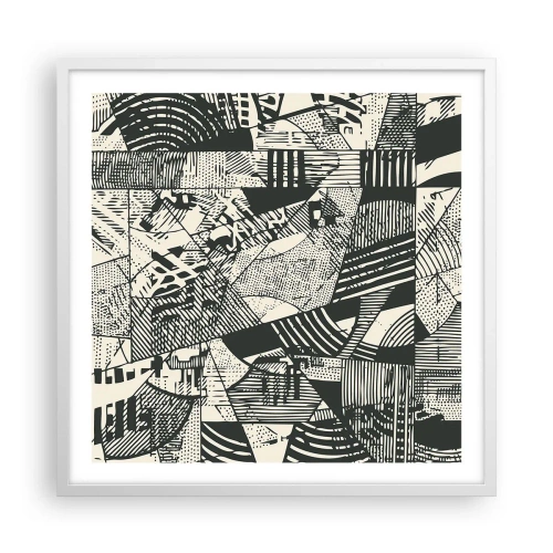Poszter fekete keretben - A jelenkor dinamikája - 60x60 cm