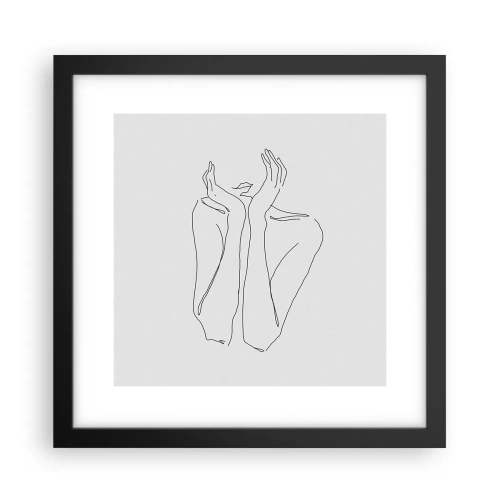 Poszter fehér keretben - Amiről a lányok álmodoznak - 30x30 cm