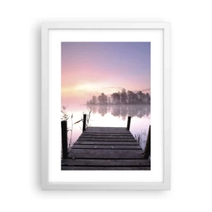 Poszter fekete keretben - A lila ködből... - 30x40 cm