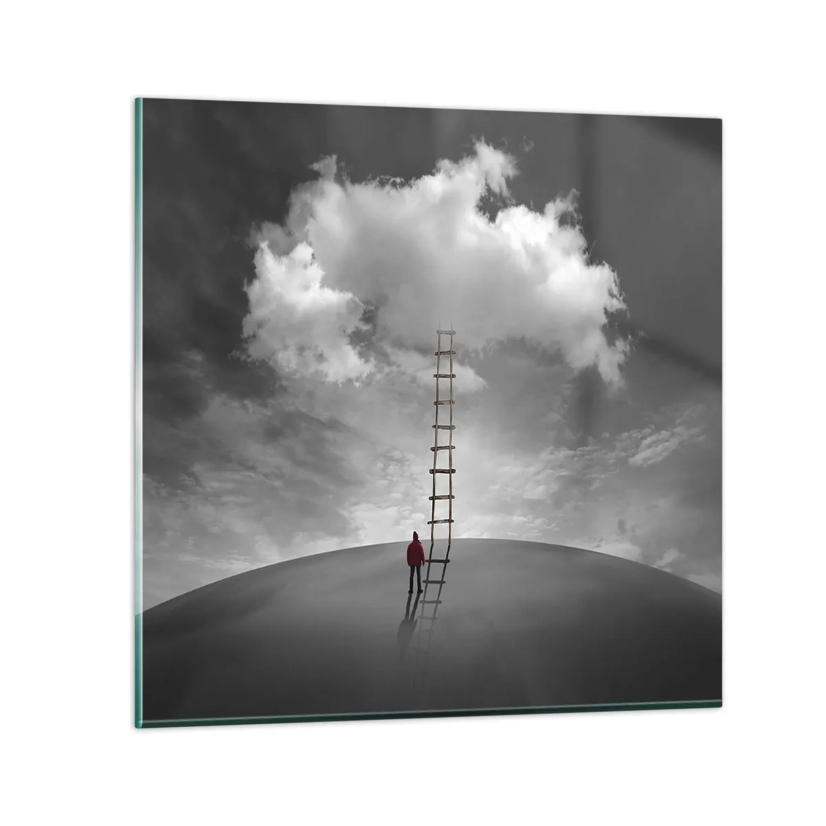 Üveg kép - Minden lehetséges - 40x40 cm