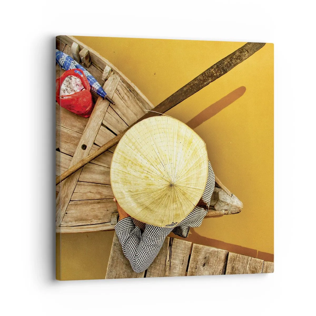 Vászonkép - Élet a Sárga-folyón - 30x30 cm