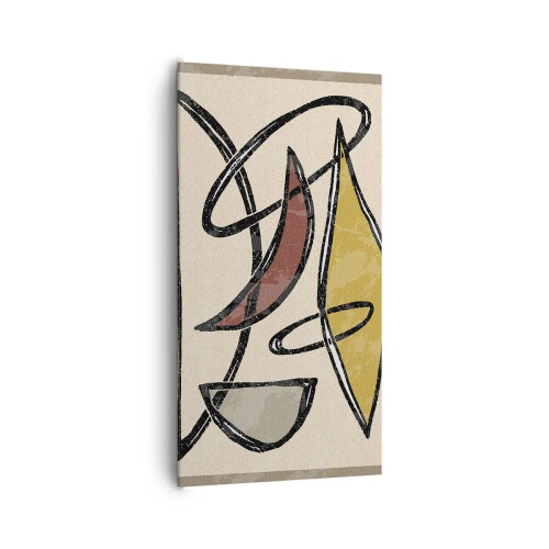 Vászonkép - Függőlegesek és vízszintek - 65x120 cm