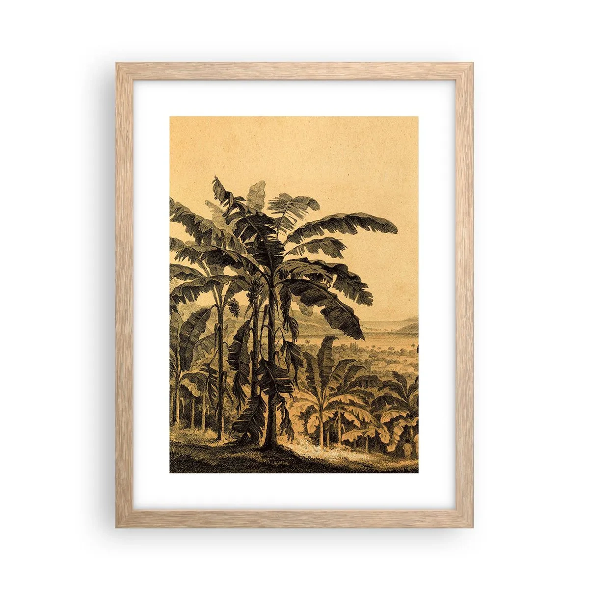 Poszter világos tölgy keretben - Gyarmati klímában - 30x40 cm
