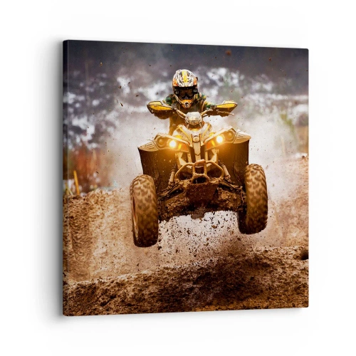 Vászonkép - No risk no fun - 30x30 cm