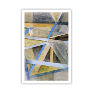 Poszter - Egyenesen vagy átlósan? - 61x91 cm