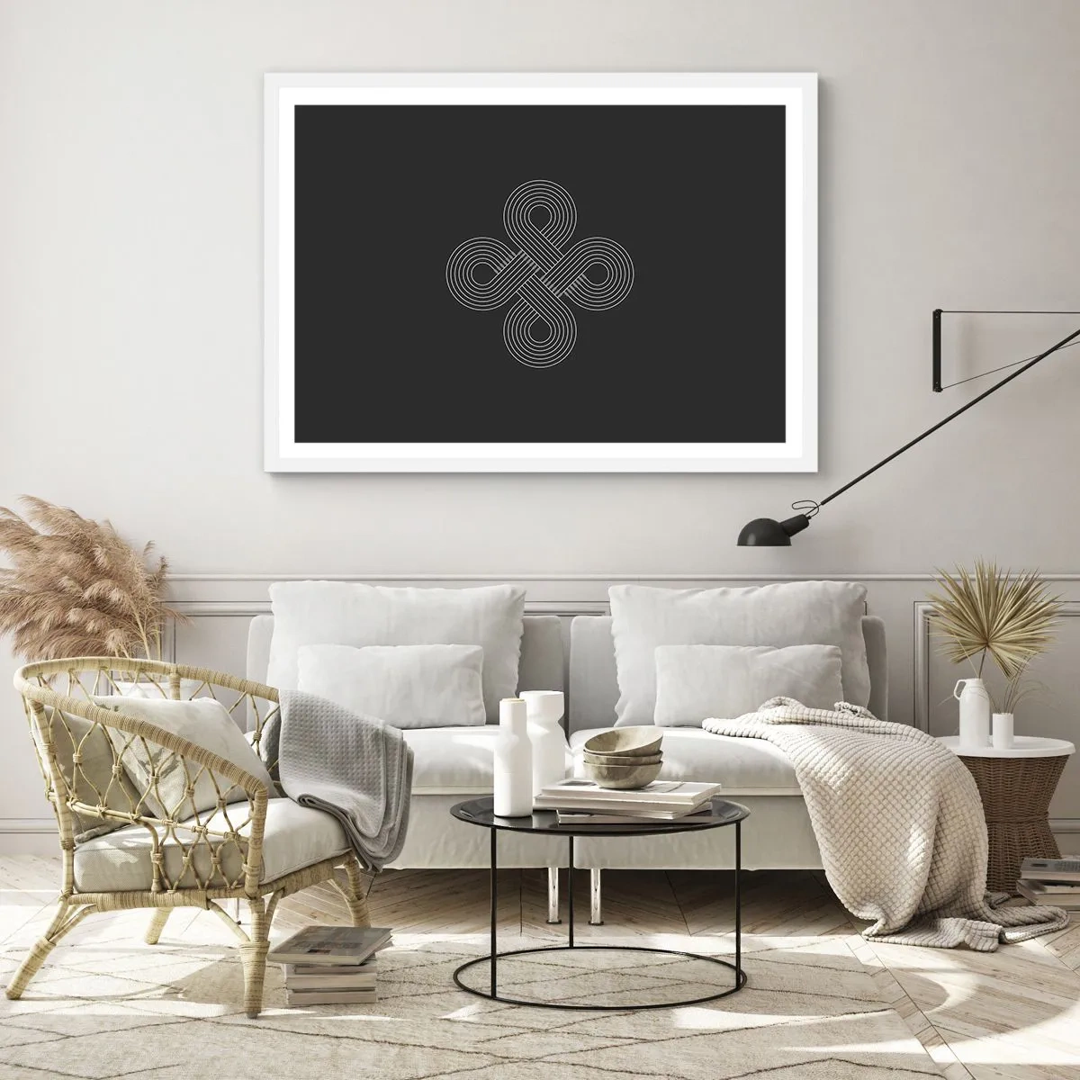 Poszter fekete keretben - Kelta szellemben - 100x70 cm