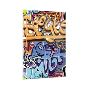 Üveg kép - Falfestmények, falfestmények, falfestmények... - 70x100 cm