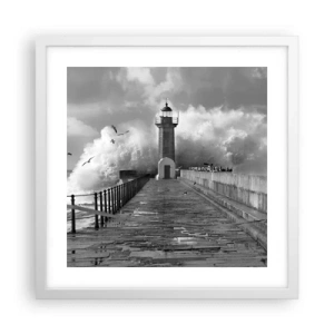 Poszter fekete keretben - Rettenthetetlen - 40x40 cm