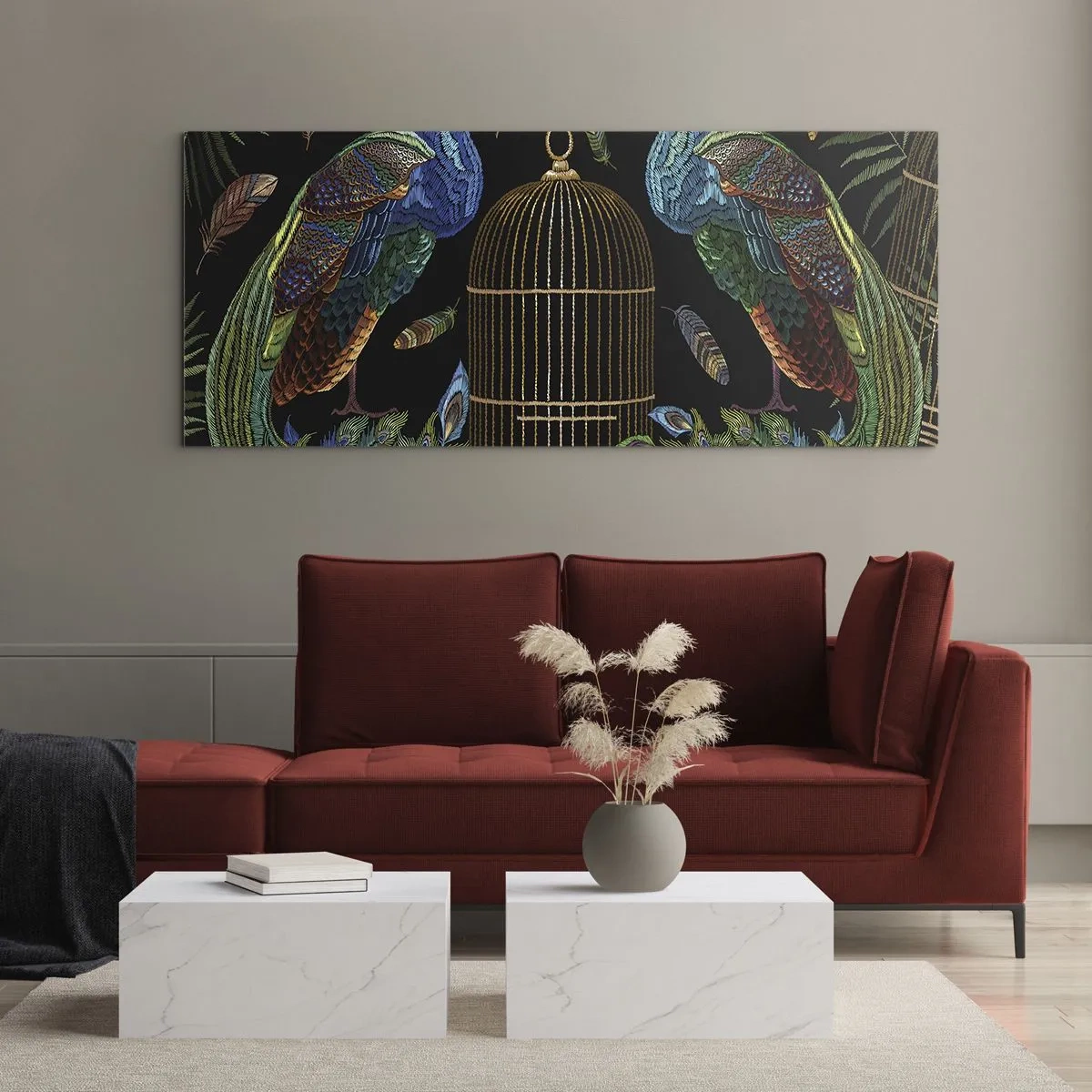Üveg kép - Királyi köntösben - 120x50 cm