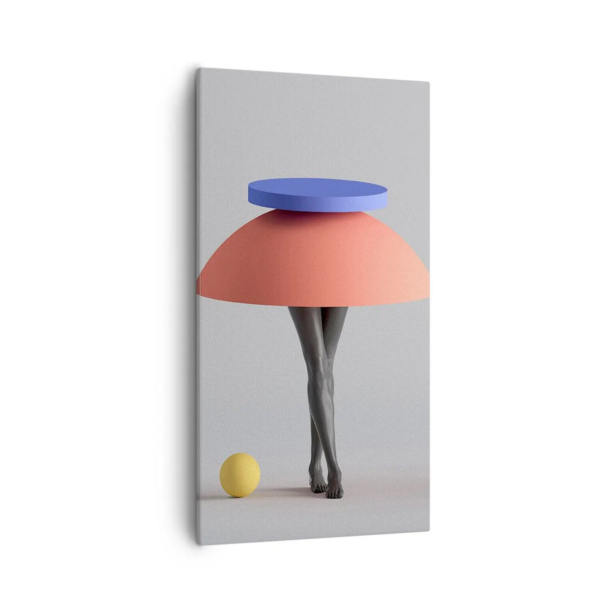 Vászonkép - Szürreális kompozíció - 55x100 cm