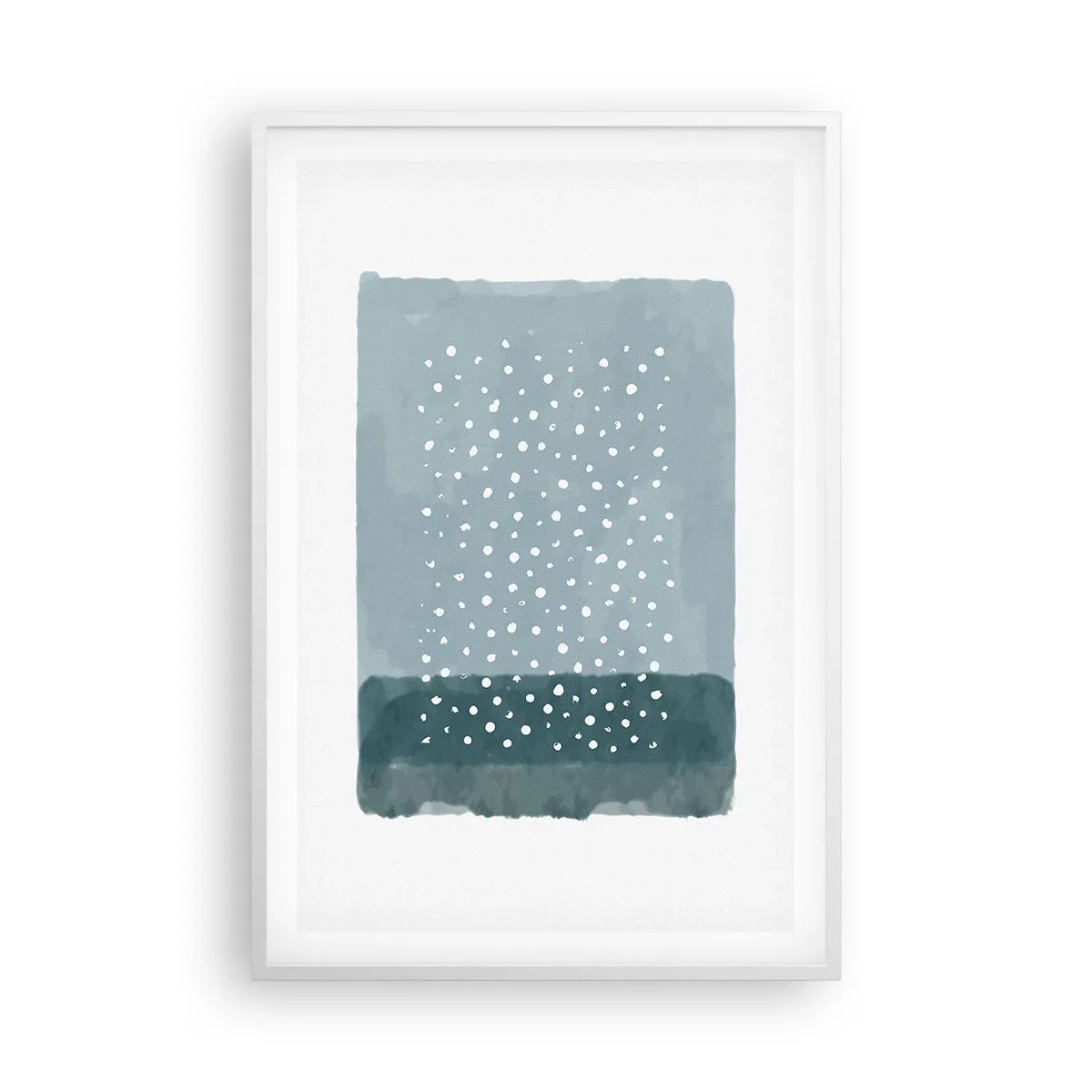 Poszter fekete keretben - Kéken nőtt - 61x91 cm