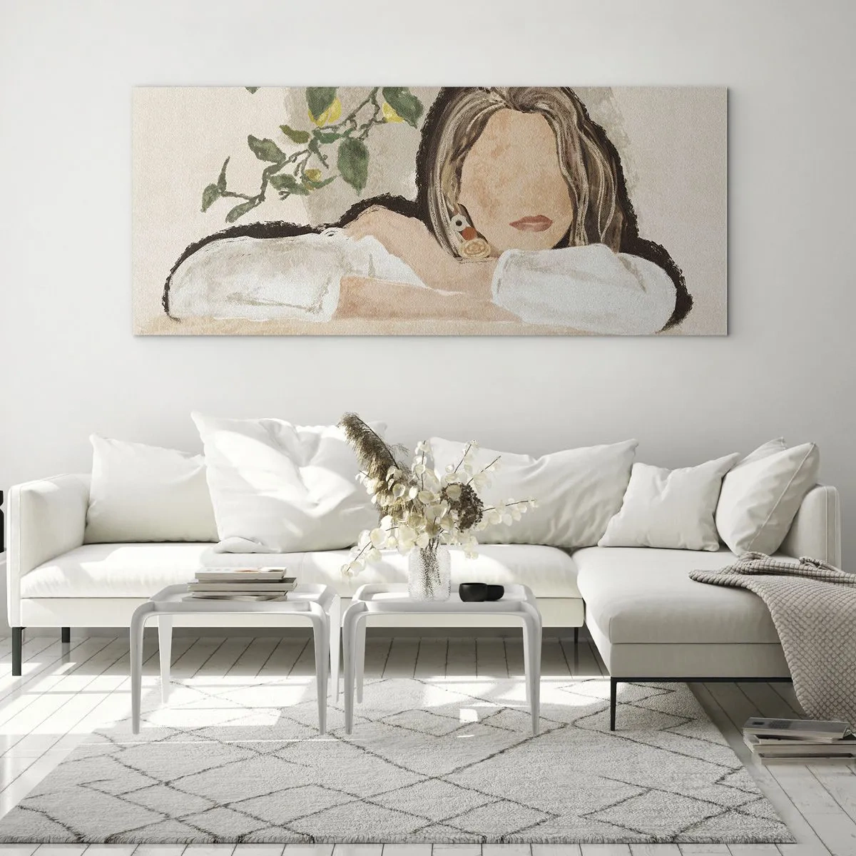 Üveg kép - Déli szépség - 120x50 cm