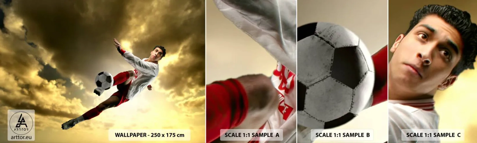 Fotótapéta Minta Standard Eco - Futball Mennyország - Sport, Labdarúgó, Futball - 100x30 cm