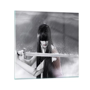 Üveg kép - Gyönyörű és veszélyes - 70x70 cm