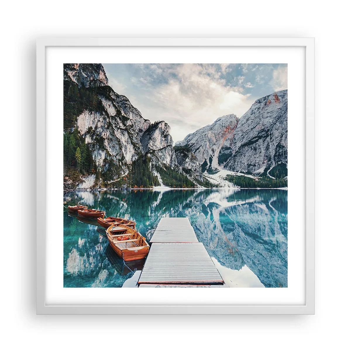 Poszter fekete keretben - Megmutatjuk a szépséget - 50x50 cm