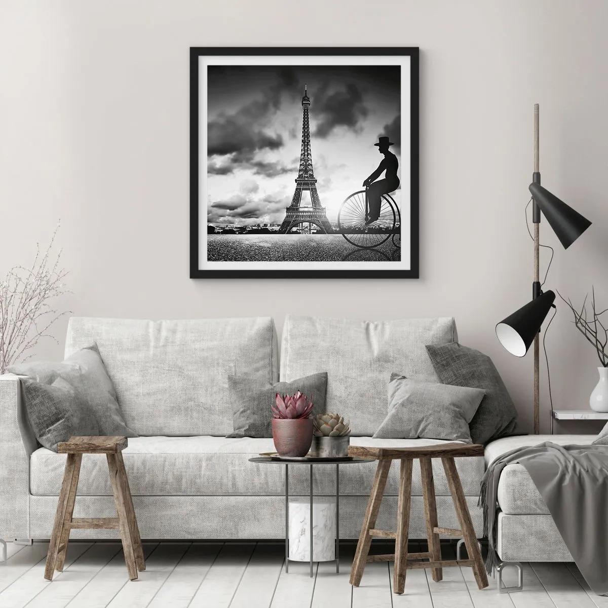 Poszter fehér keretben - Belle Epoque hiánya - 40x40 cm