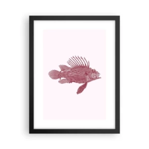 Poszter fehér keretben - Egzotikus vizek lakója - 30x40 cm