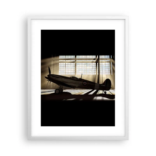 Poszter fekete keretben - Harcos pihenése - 40x50 cm